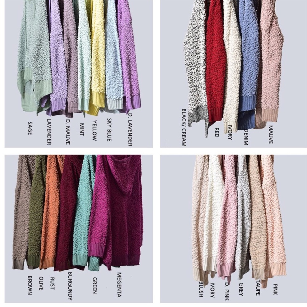 New Arrival- Luxurious Popcorn Hoodie Sweater - Picture 4 of 5